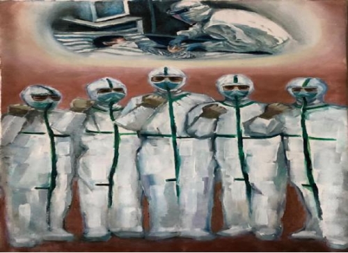 【奮戰“疫”線(xiàn) 戰“疫”有我】魯甸參戰老兵執筆作畫(huà)助力抗擊新冠肺炎疫情-云南能投軍創(chuàng  )產(chǎn)業(yè)投資有限公司