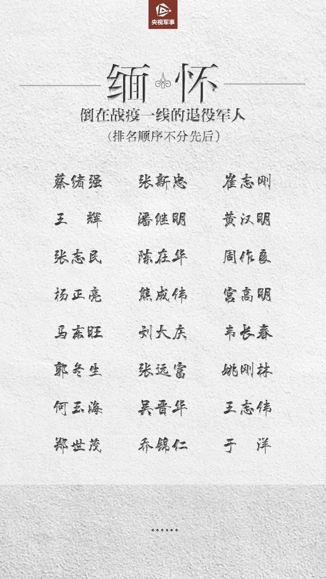 心痛！這些老兵，倒在戰“疫”一線(xiàn)……